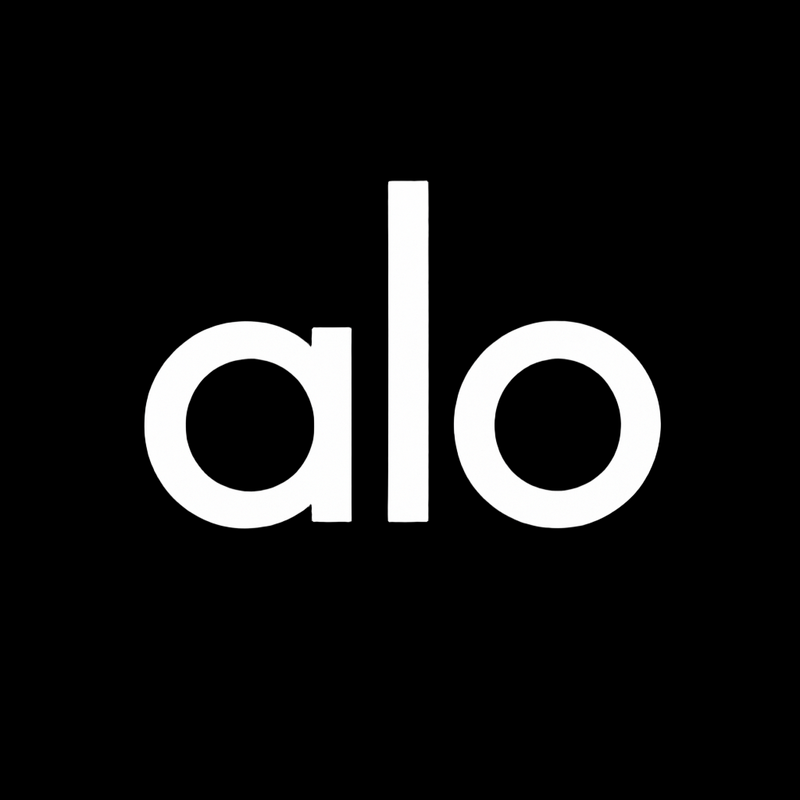 Neon sign with 'alo' on a dark, wavy background